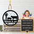 Farmhouse Welcome Door Hanger SVG File-For Laser Engraving